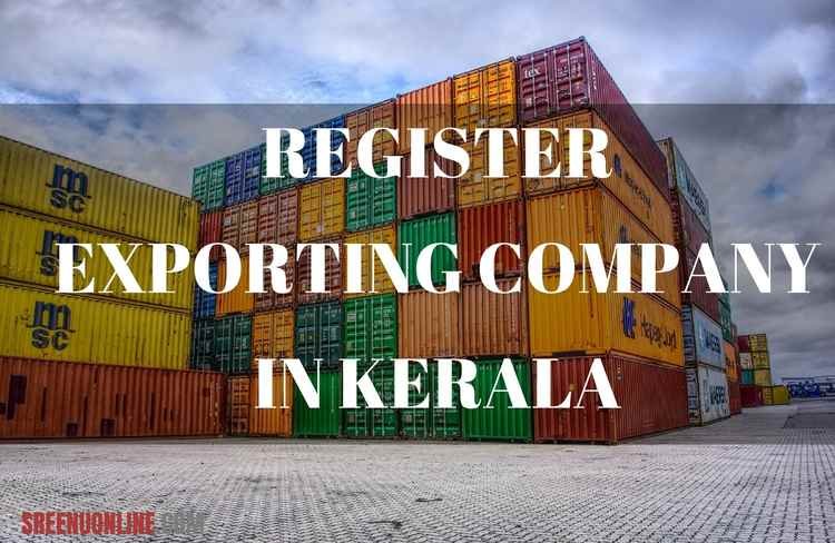 How to register exporting company in Kerala