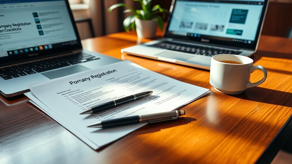 company registration document requirements