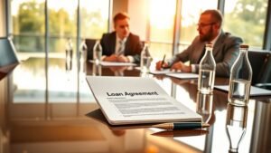 finalizing loan agreement legally