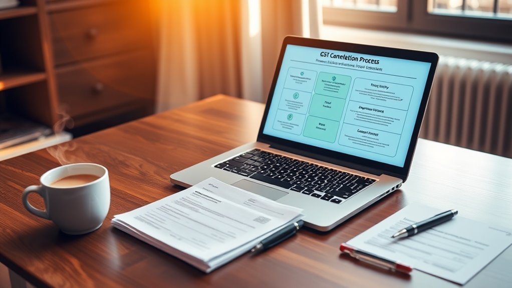 gst cancellation process steps