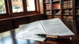 indemnity versus liability limitation