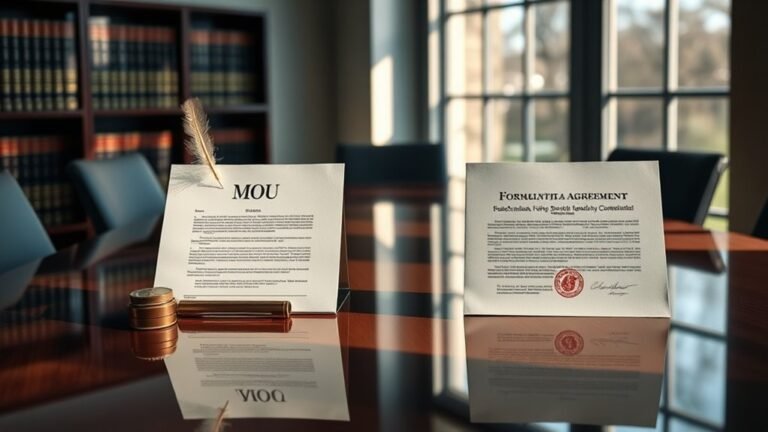 mou less binding than agreement