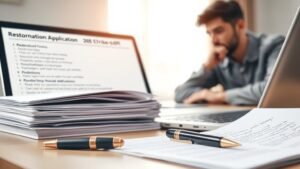 restoration application document preparation